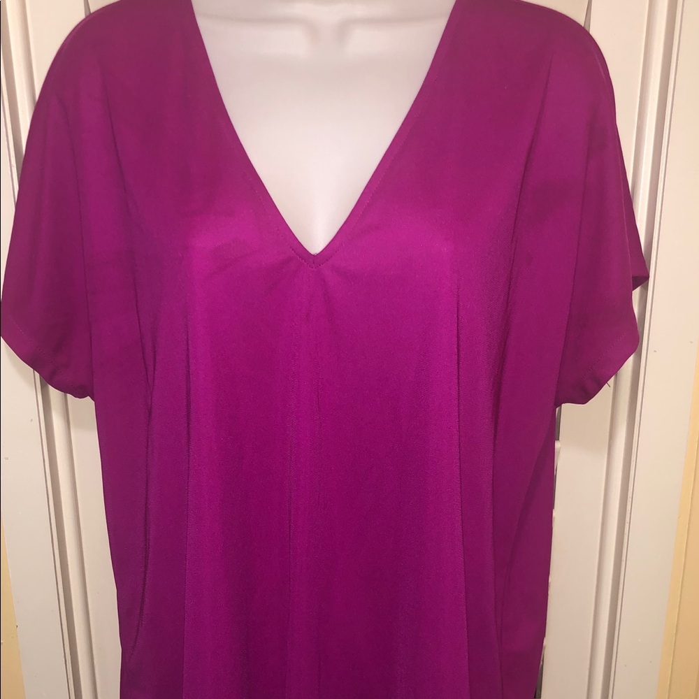 Ann Taylor Short Sleeve Blousr